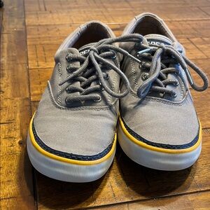 Sperry Gray Canvas Sneakers